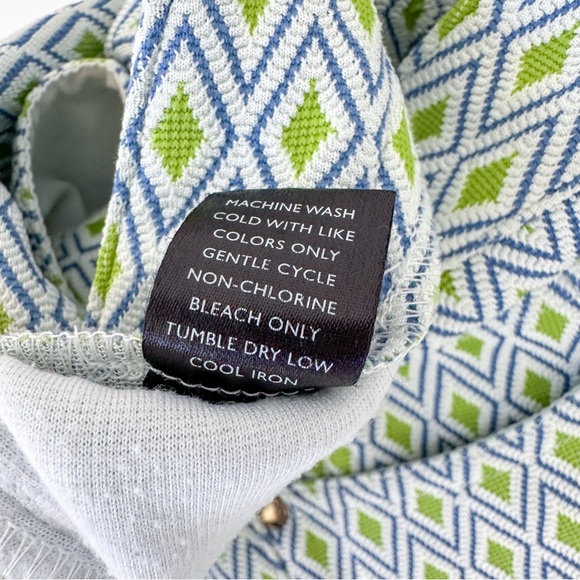 ST33LE Mens Knit Jeans Shorts SIZE 32 Slate Citrus Diamonds 6” - Picture 11 of 11